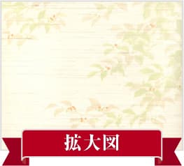 高級鳥の子、拡大図